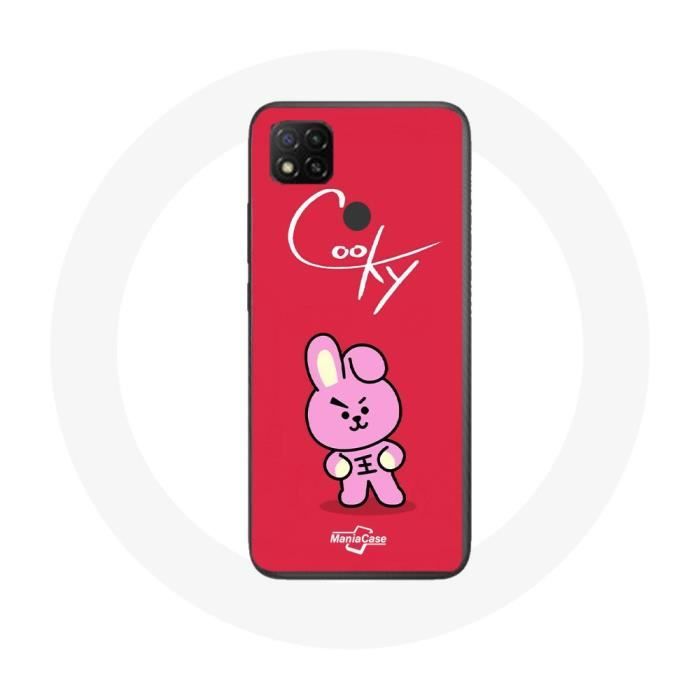 Coque - Xiaomi - Redmi 9C - BTS Bangtan Garçons BT21 Cooky - Silicone - Rouge
