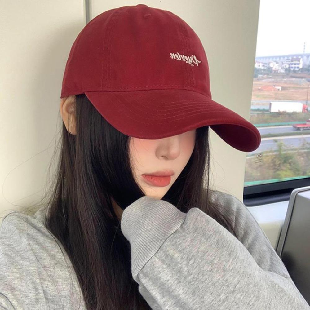 Sunscreen Baseball Cap Hip-hop Cotton Hat Fashion Embroidered Letter Cap  Streetwear