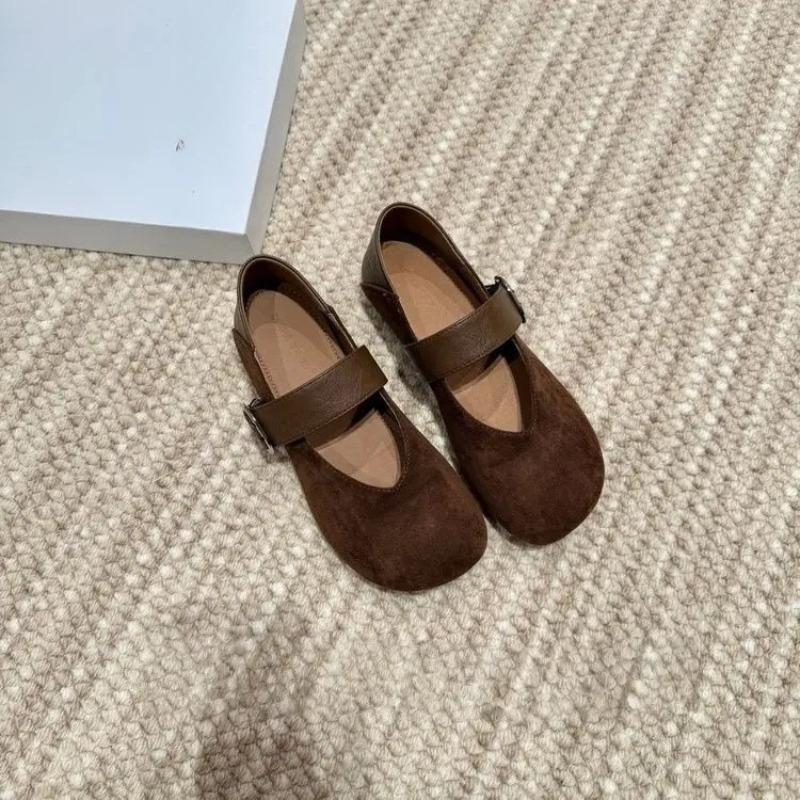 Ретро обувь, женские туфли с мелким вырезом, женские туфли на одной пуговице