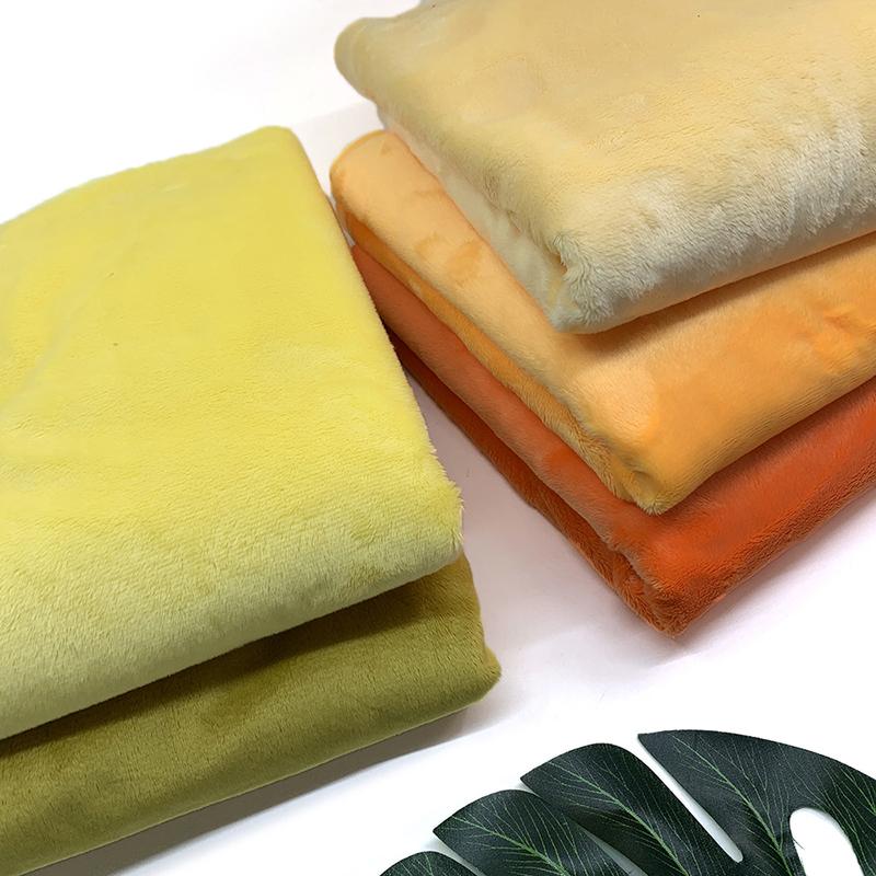 45x50 см удобная и мягкая ткань с ворсом 3 мм из полиэстера с кристаллами, супермягкая плюшевая ткань для шитья кукол