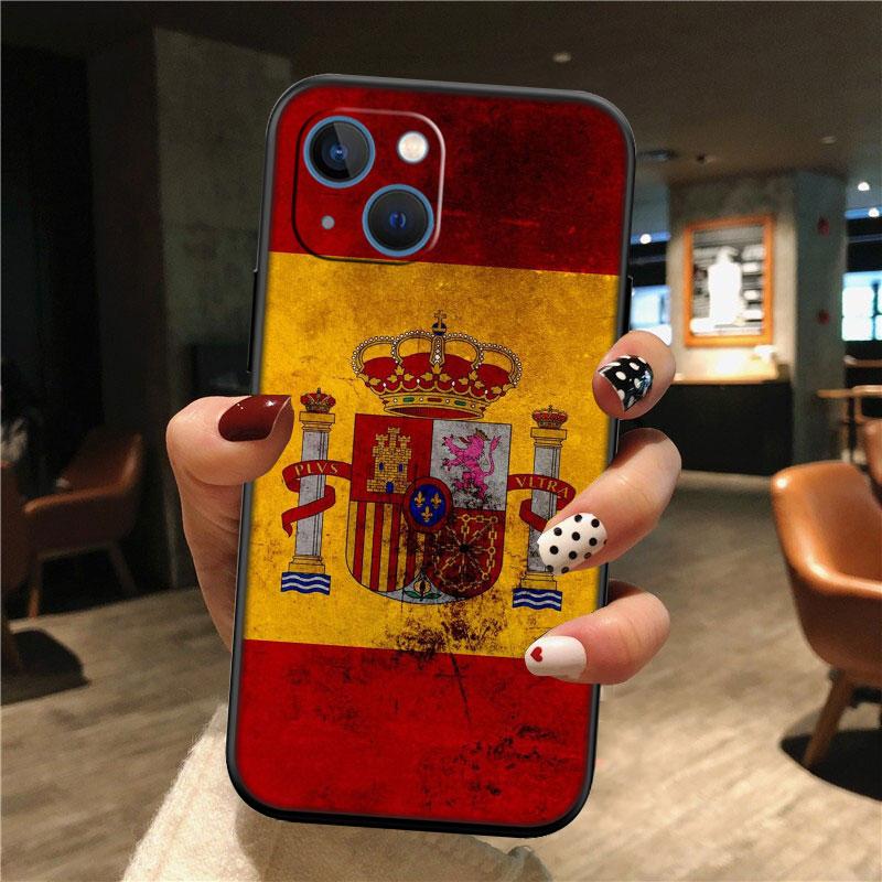 IK61 Spain Flag New High-End Shell Phone Case for iPhone SE X XS XR 16E 17 11 Pro Max 8 7 6 6s Plus Air