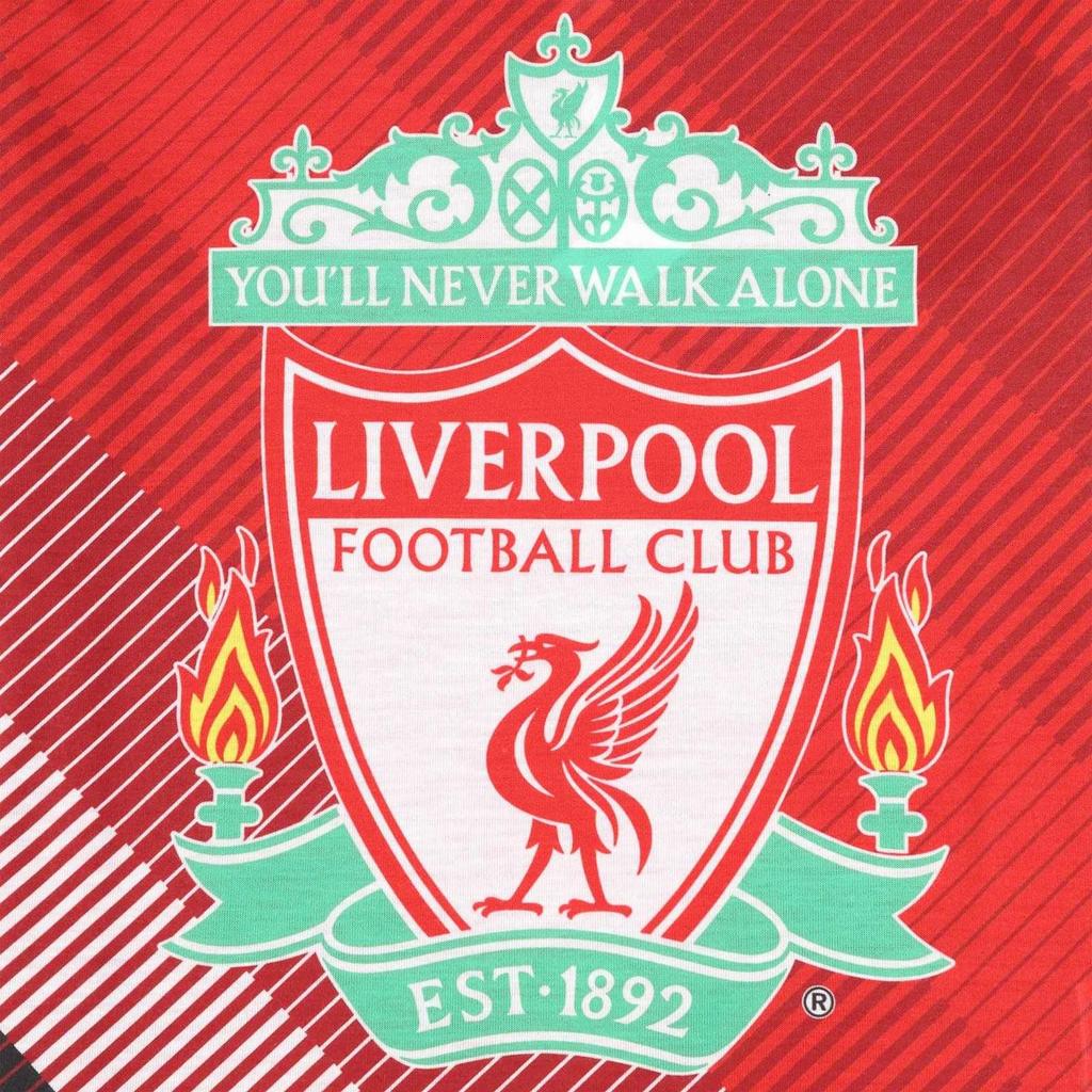 Liverpool FC Boys Stripe Long Pyjama Set