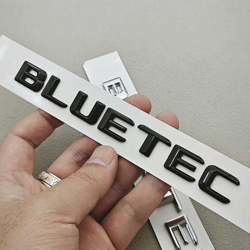 For Mercedes Benz Diesel Letter Logo BLUETEC Side Fender Badge Rear Trunk Emblem Decal C E S GLE Class Auto Exterior Accessories