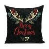 Decorative Printed Merry Christmas Theme Cushion Cover Xmas Decorations for Sofa Living Room Set of 5 12 x 12 inch Multi