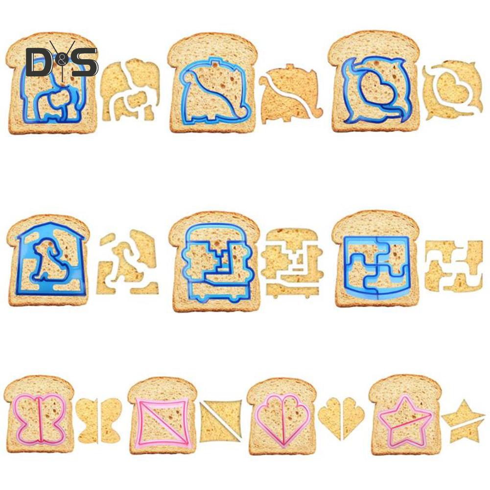 Дельфин Бабочка Звезда Форма Сэндвич Тост Торт Хлеборезка DIY Maker Плесень