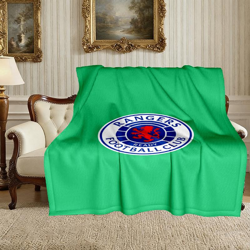 Rangers FC Blanket, Valentine's Day, Halloween, Thanksgiving Gift Blankets, Home Blanket for Bed and Couch Use