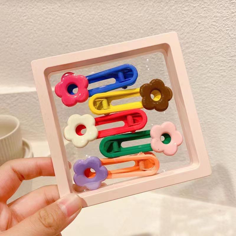 Набор красочных мультяшных заколок для волос для девочек - Милые заколки в виде уточки и боковые заколки для челок маленьких девочек