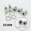 DC099 DC Power Jack Socket Female Panel Mount Connector Metal 5.5 mm x 2.1mm DC-099 Open Hole 11MM 5.5*2.1 5.5*2.5