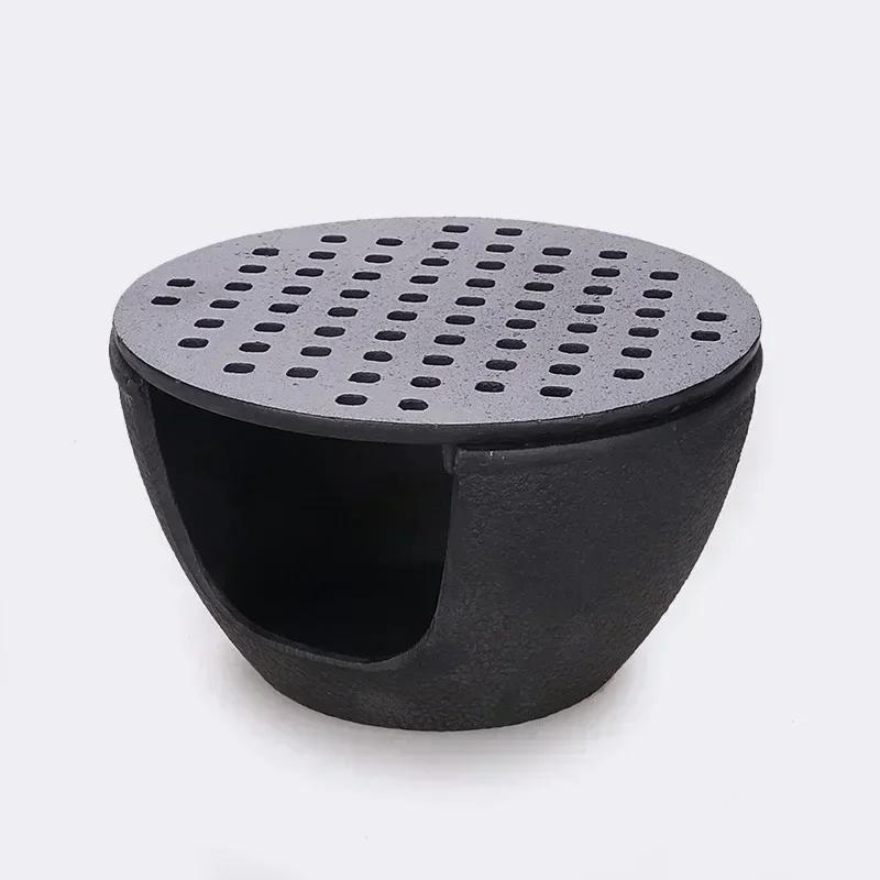 900ML Teapot Iron Tea Kettle High-capacity for Boiling Water Kitchen Teaware Drinkware Set Oolong Tabletop Decor Charcoal Stove