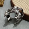 Adjustable Pterosaur Wings Ring Punk Style Black Dragon Rings Exquisite Dragon Rings  Party Gifts
