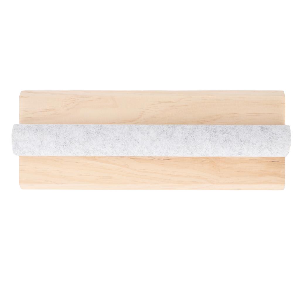 Шерстяной гладильный брусок с войлоком Профессиональный деревянный швейный инструмент Разглаживание тканей Точечный пресс S