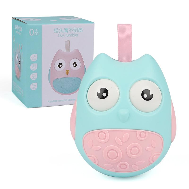 Infants And Toddlers 0-3 Years Old Baby Owl Tumbler Toy, Early Education Educational Baby Interactive Toy