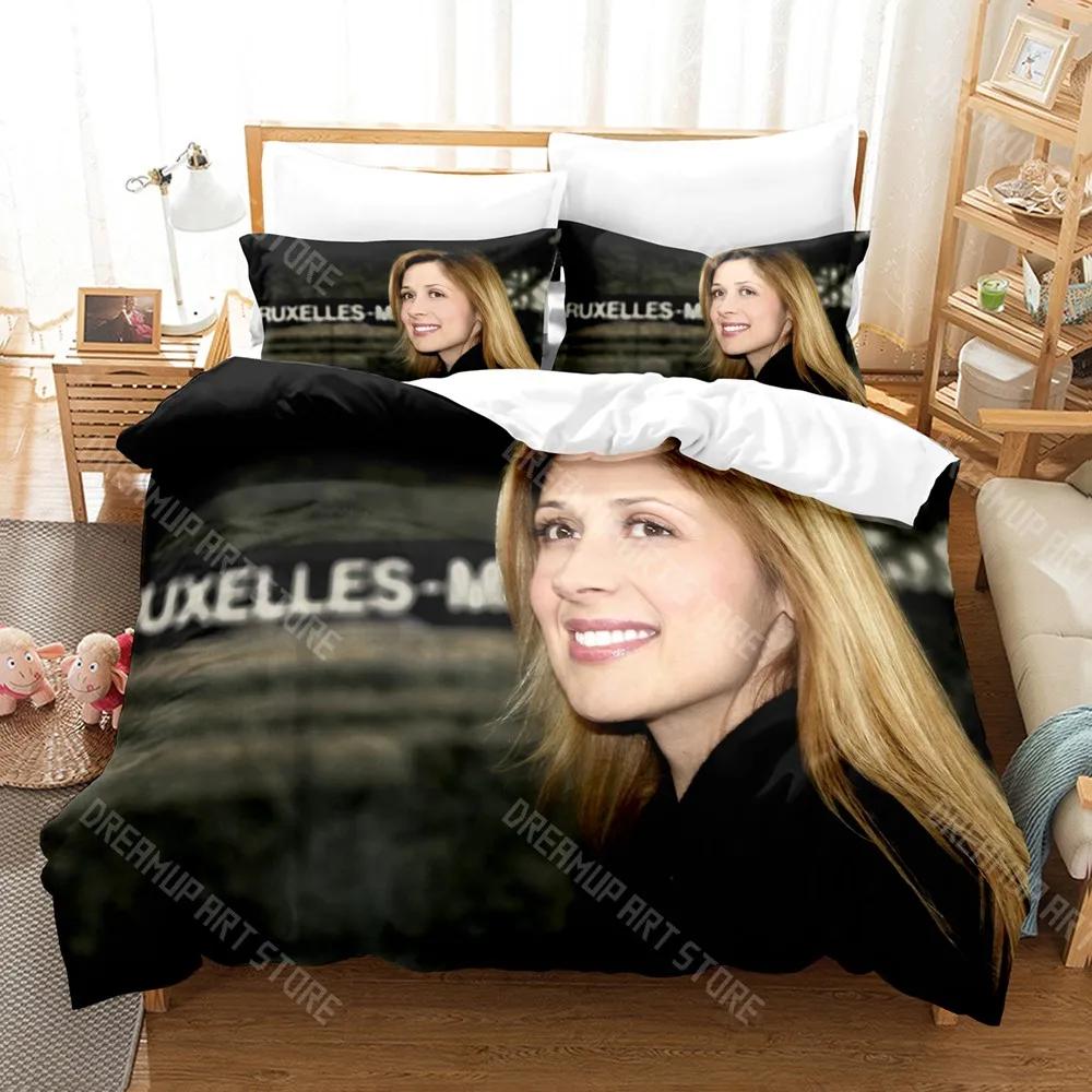3D Print Lara Fabian Bedding Set Single Twin Full Queen King Size Bed Set Adult Kid Bedroom Duvetcover Sets