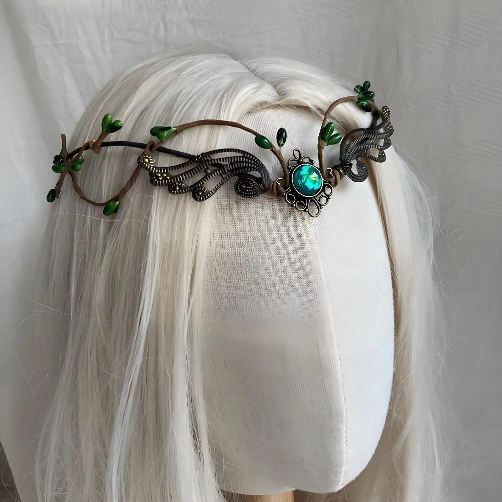 Vine Design Headpiece Wedding Accessory Gothic Headband Hair Accessories Woodland Crown