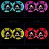 AJFJ2 Citroen LED Car Cup Holder Mat 7 Color Light Pad For Citroen C1 C2 C3 C4 C5 C-Elysee Berlingo Cactus Auto Interior Accessories