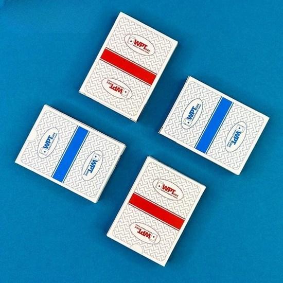 Jingood 12 Piece Set Texas Hold'em Card WPT Game Official Card Trump Poker Plastic PVC Large Letter, Popular Korean Game