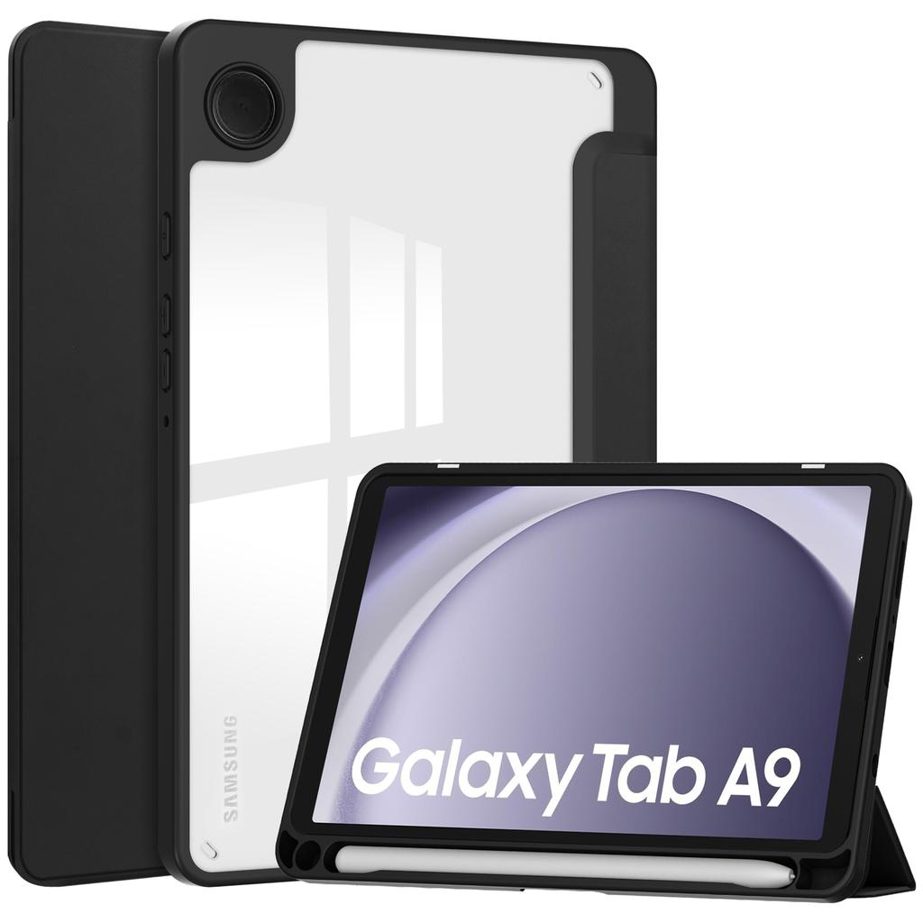 Кожаный флип-чехол для Samsung Galaxy Tab A9 8,7 дюйма, складной чехол из искусственной кожи с подставкой для Samsung Tab A9 Plus, чехлы для планшетов