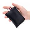 Men's Coin Wallet Leather Mini Wallet Soft Zipper Coin Driver's License Key Bag Card Bag Ultra-thin