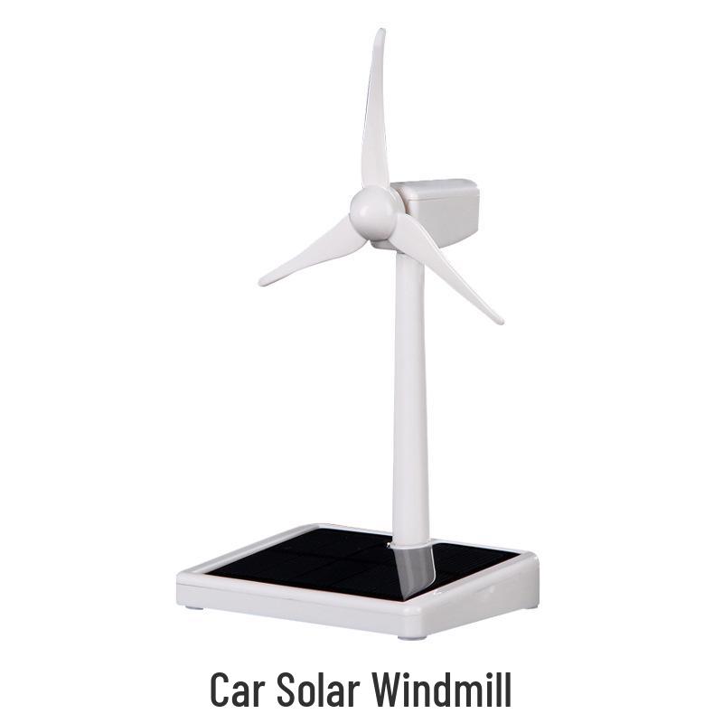 Орнамент для седана в виде солнечной ветряной мельницы - Креативное украшение для улицы и интерьера и модель для научного эксперимента