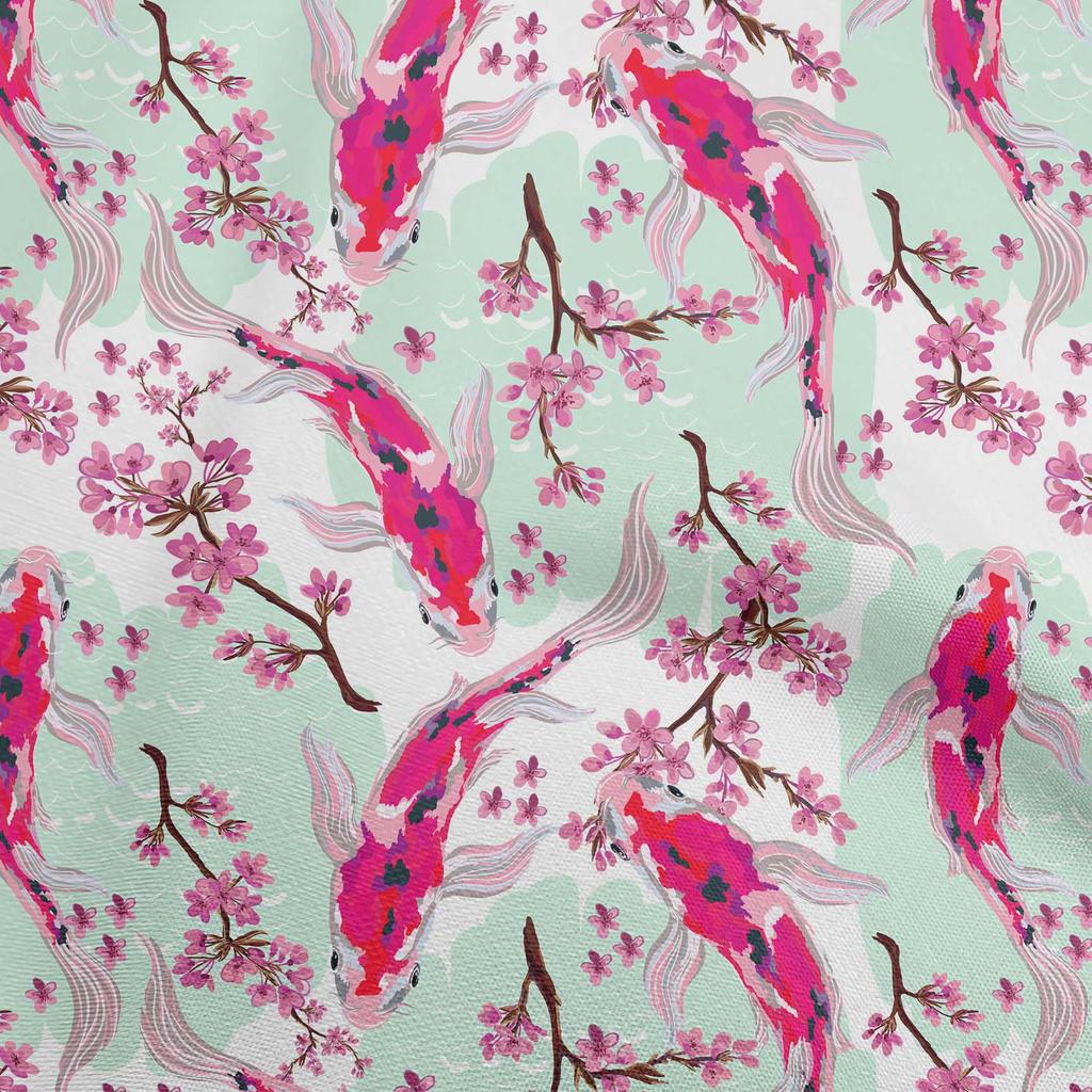 oneOone Хлопковая гибкая темно-оливково-зеленая ткань, азиатский японский швейный материал для койфиша, ткань с принтом в ярдах, 40 дюймов