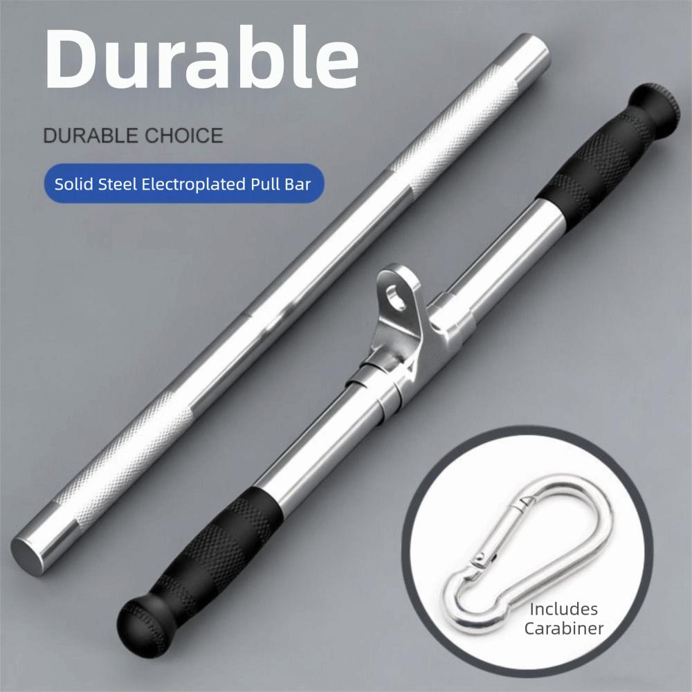 V Shape Bar Double D Row Handle Rubber Cover Gantry Lever Handle Fitness Equipment