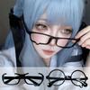 Neutral Anime Glasses No Lens Decorative Eyeframe Cosplay Kawaii Party Cosplay Accessories Anime Teardrop Glasses