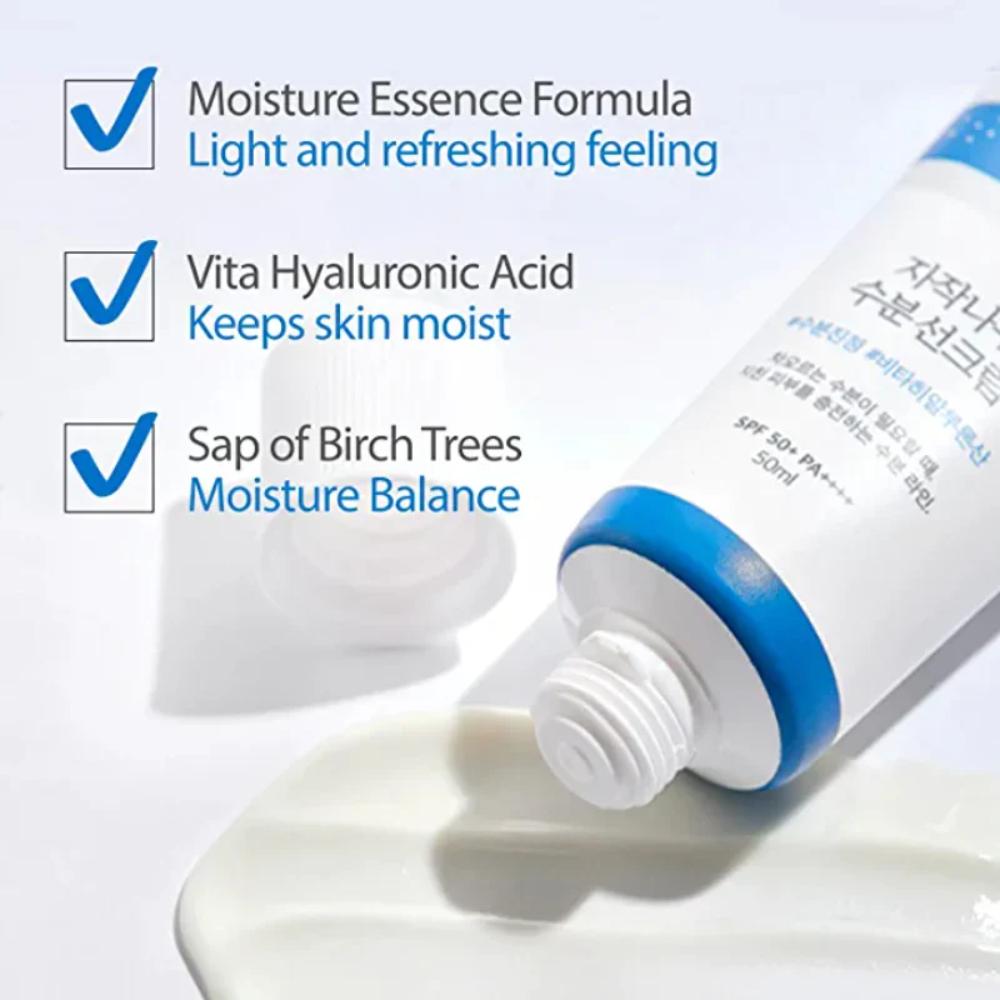 ROUND LAB Увлажняющий солнцезащитный крем с березовым соком SPF50+ PA++++ 50 мл