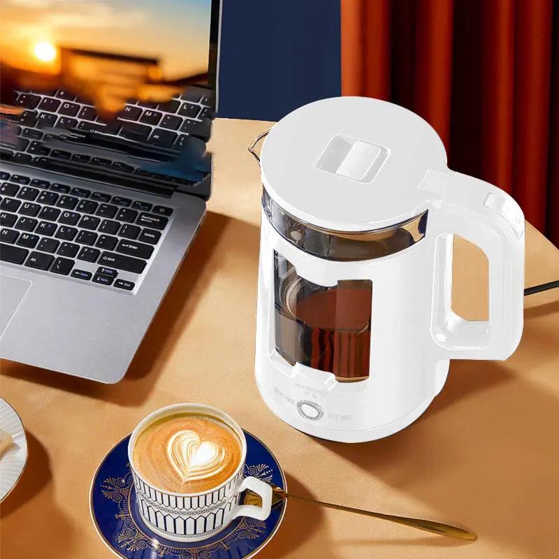 Стеклянный электрический чайник, бытовой большой емкости из нержавеющей стали, встроенный автоматический чайник с кипящей водой с постоянной температурой