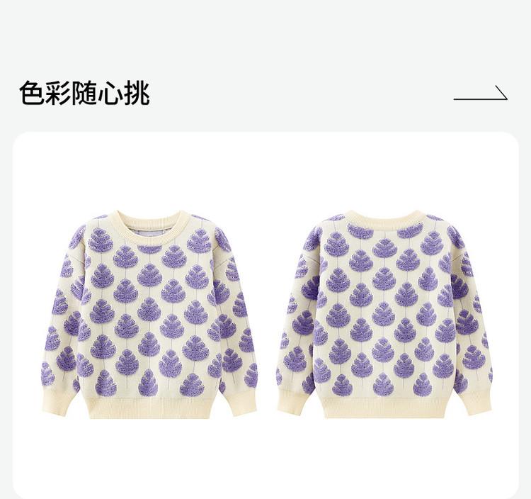 Round neck Jacquard Sweater