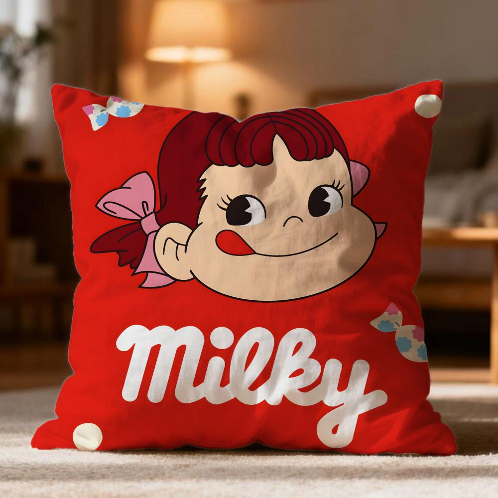 Hot F-FFujiya Cushion Cover Soft Washable Pillow Case Multi-Scene for Couch Bed Travel Office Use