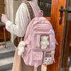 Fashion Schoolbag Large Capacity High School Female Backpack Daily Leisure Bags  Shoulder Adjustable Backpack