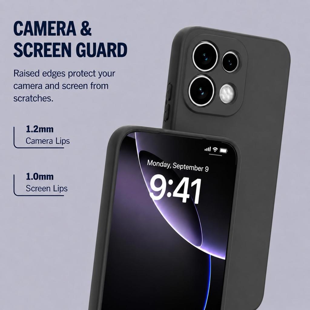 Гибкий чехол из жидкого силикона для Xiaomi Redmi 17 5G 4G Защитный чехол Цветной TPU Fundas Coque Capa