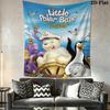 Lauras Stern poster Wall Tapestry Aesthetic Wall Hanging Printed Fabric Blanket Decorative Tapestries for Bedroom Living Room Home Decor