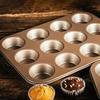 Cupcake Pan 6/12 Cavity Reusable Non-stick Bakeware Carbon Steel Kitchen Biscuit Muffin Tray Mold Pan Bakery Supplies
