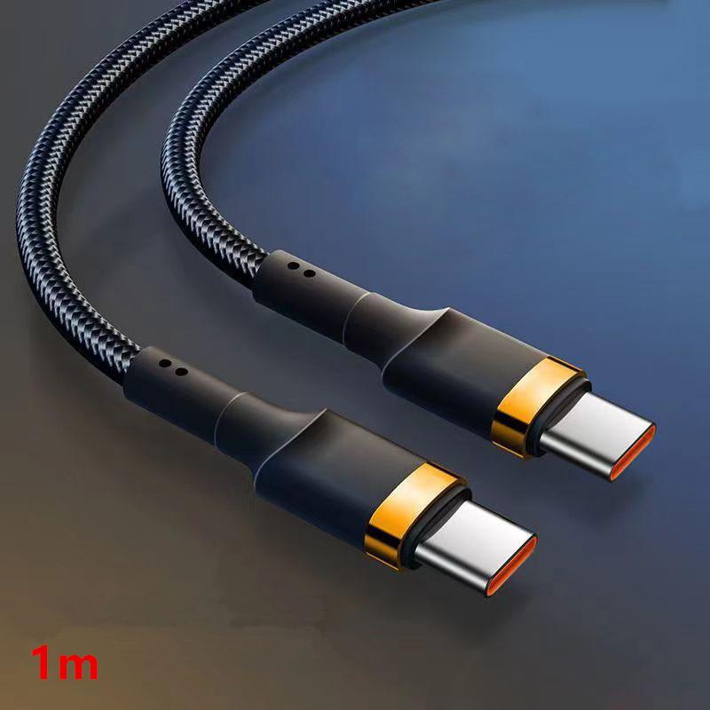 120 Вт Кабель для быстрой зарядки Pd Быстрая зарядка Высокое качество Usb C на Usb Type C Кабель для телефона