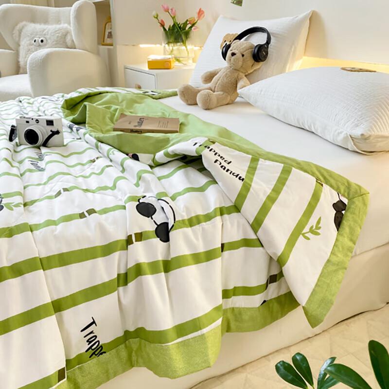 Panda Paradise All-Cotton Summer Quilt