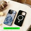 Whale Pattern Phone Case For iPhone17,16,15,14,13,12,11 Plus,Pro Magnetic with Magsafe Wireless Charging