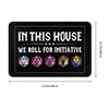 Dnd Game House Initiative Front Floor Door Entrance Mat Outdoor  Kitchen Bath Doormat Living Room Carpet Rug