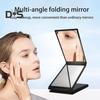 Многоугольное складное зеркало для самостоятельной стрижки, вид сзади, складное зеркало для макияжа, 4-стороннее плетение, парикмахерское зеркало на 360 градусов, портативное ручное зеркало