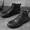 Retro Martin Boots Men's Motorcycle Tooling Boots Autumn
