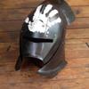 Medieval Blackened Uruk Hai LOTR Warrior Knight Helmet- Cosplay Armor- Larp Cost