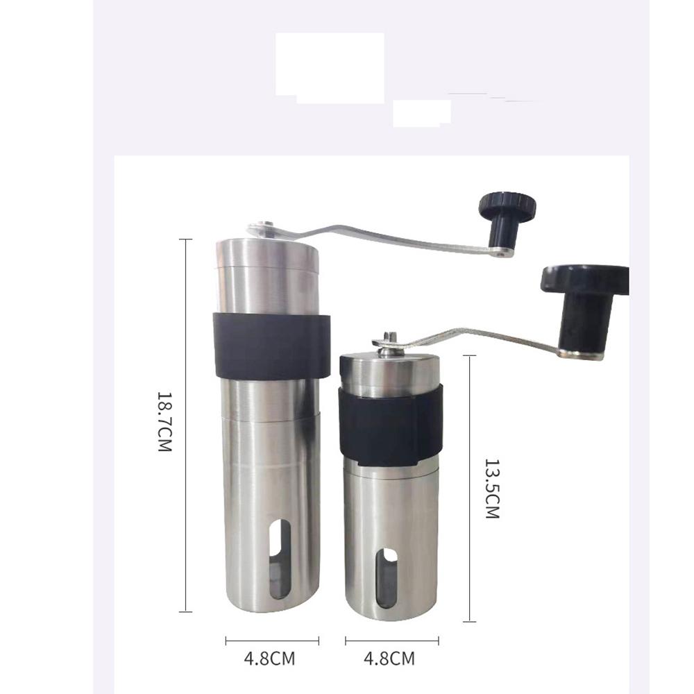 1 шт. ручная кофемолка портативная кофемолка мини нержавеющая сталь простая ручная мельница ручной работы пенообразователь кухонные принадлежности инструмент