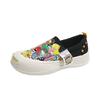 Couple Style Canvas Shoes for Women In Autumn New Thick Soled Cute Cartoon Women's Shoes
