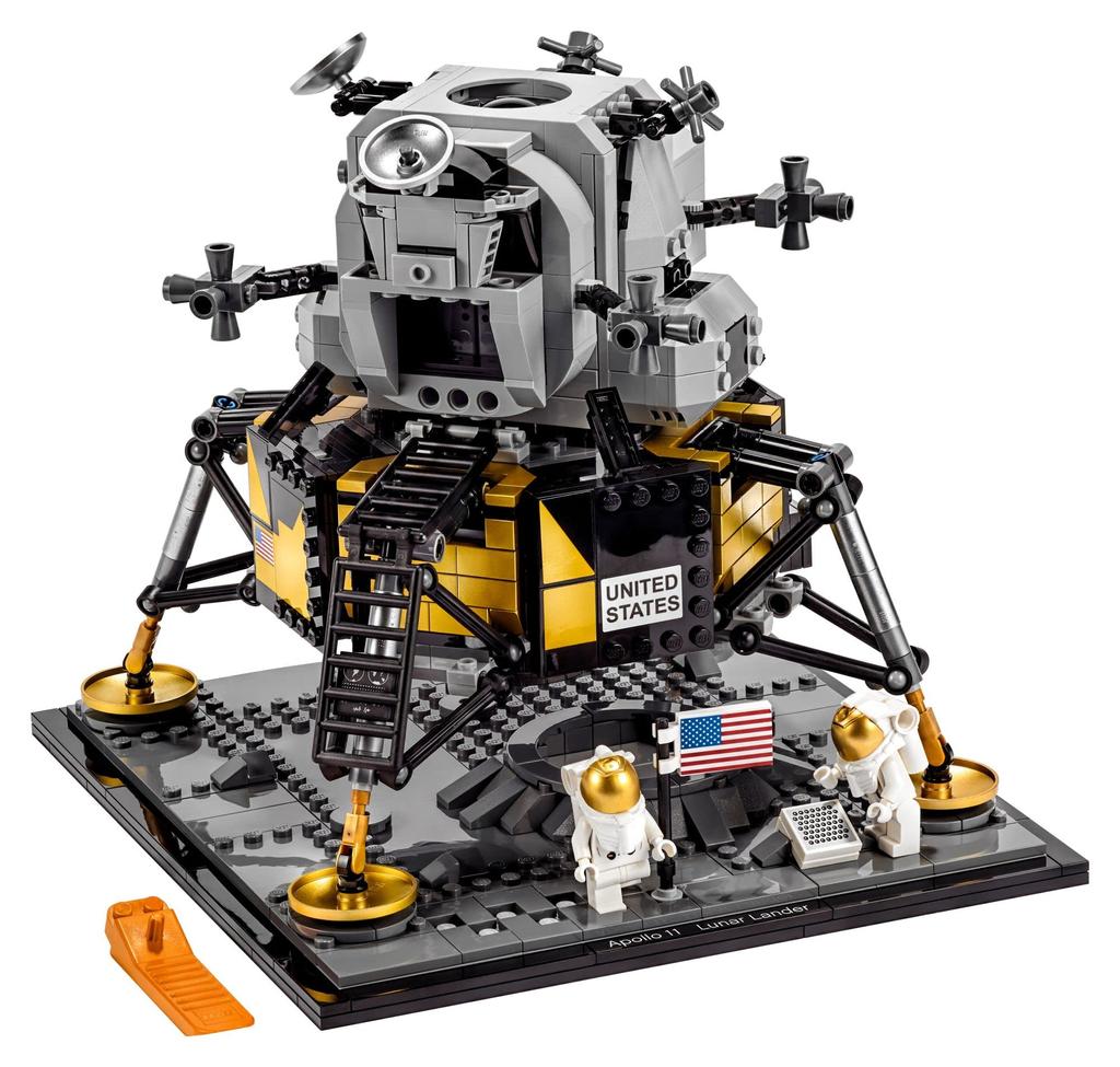 LEGO Creator Expert NASA Apollo 11 Lunar Lander 10266 Building New 2020 Kit, (1,087 Pieces)