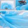 Scarf Floral Fashionable Chiffon Neckerchief Women Graceful Shawl for Dating