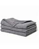 Mini Bath Towel Imabari Set of 3 Small Bath Towel Slim Bath Towel 40x110 Quick Dry Charcoal Gray