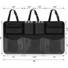 Car Trunk Organizer and Storage, Backseat Hanging Organizer for SUV, Truck, MPV,Van Collapsible Cargo Storage Bag with 7 Pockets, Car Interior