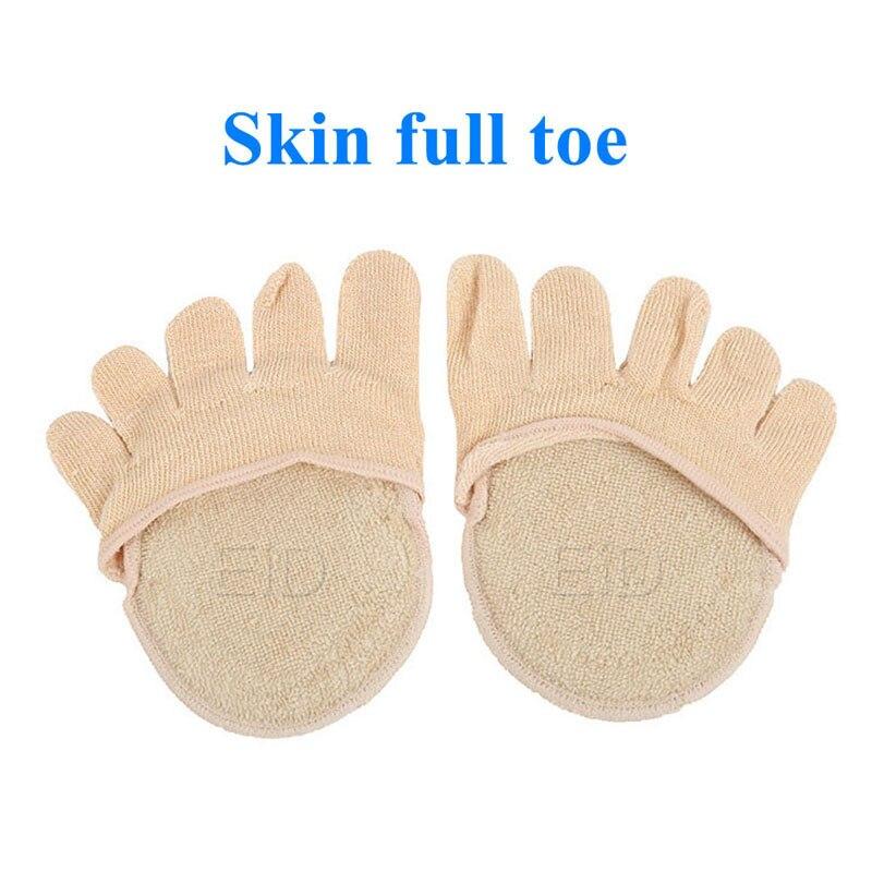 Ортопедические вставки EiD, корректор вальгусной деформации, подушечка-сепаратор для пяти пальцев, силиконовые подушечки для передней части стопы, хлопковые стельки для большого пальца, подушка