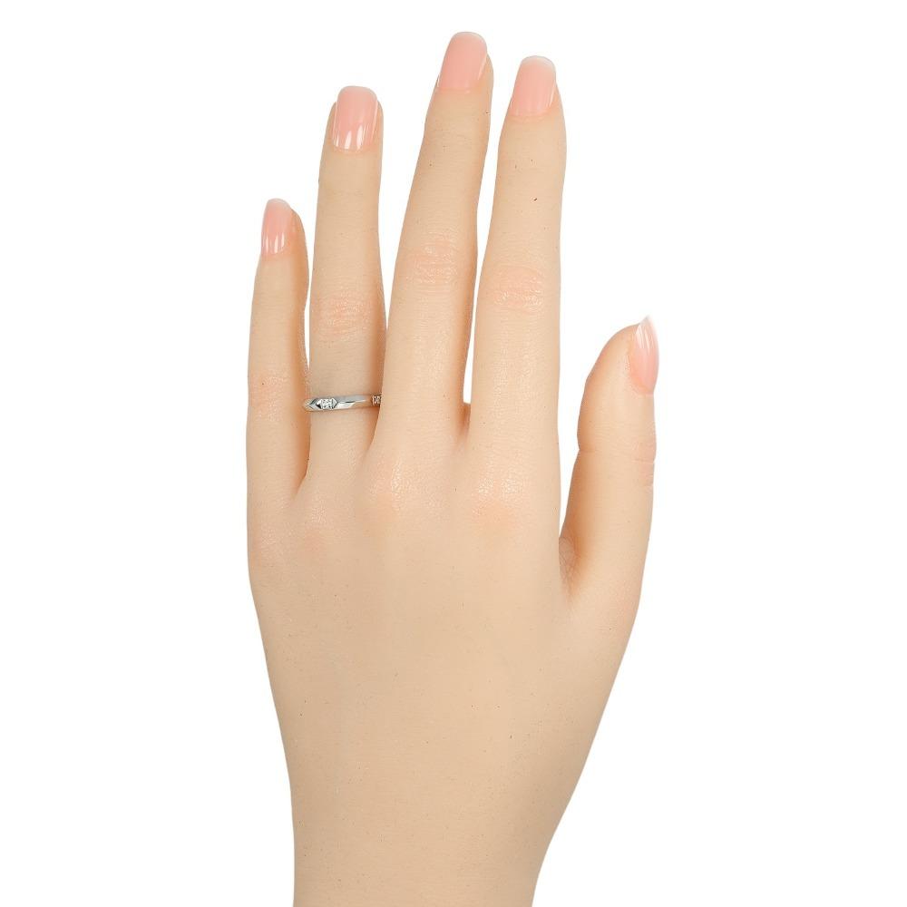 TIFFANY&Co. Настоящее Кольцо Pt950Платина/алмаз #4.3(Наш размер) 4.4g Женские Б/У