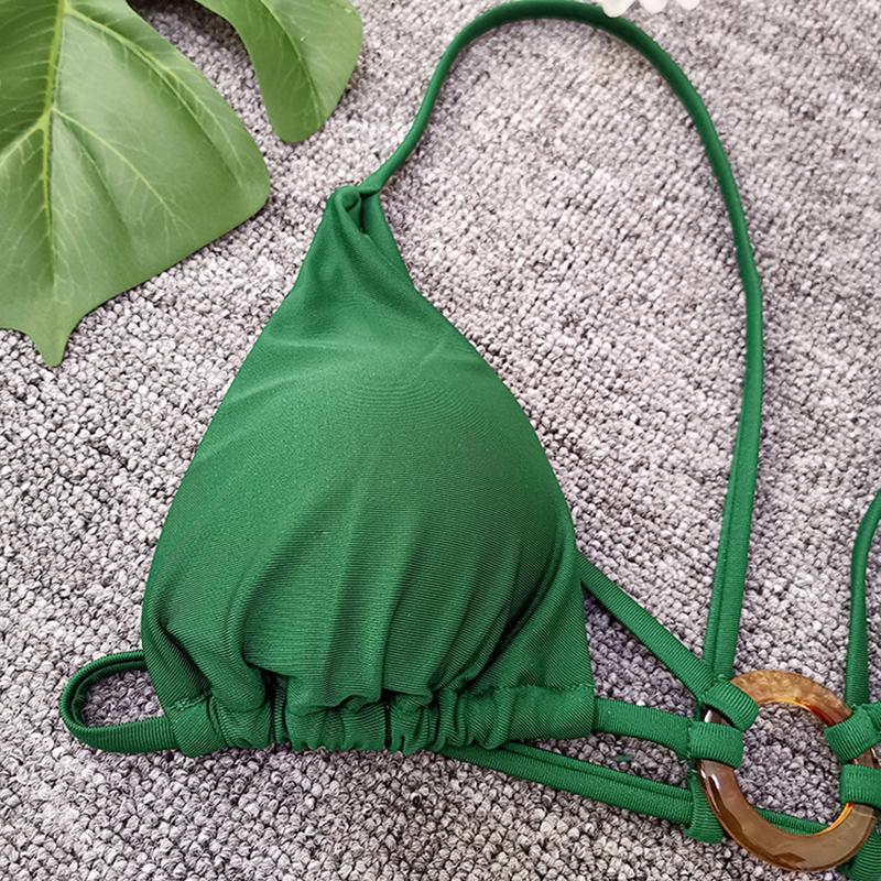 Женский лоскутный сексуальный комплект бикини, разделенный купальник, летний пляжный купальник из двух частей